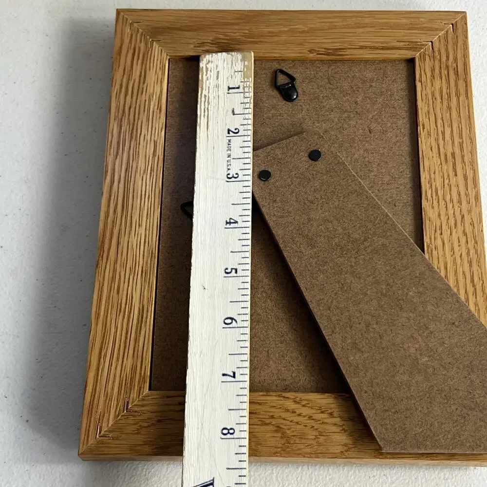 Vintage Wood Grain Picture Frame Fits 5x7 Photos